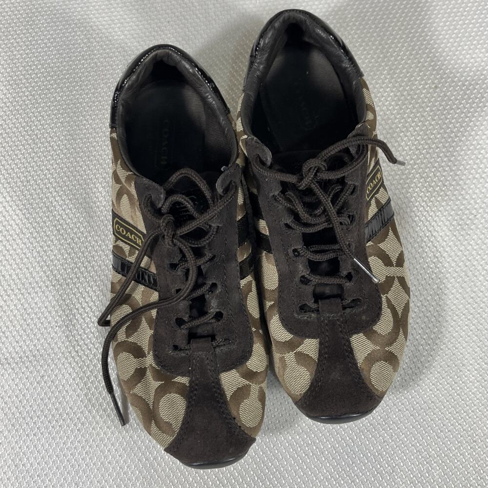 COACH KATHLEEN Brown Classic Women’s Sneakers Size‎ 6.5M - Picture 12 of 12